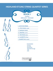 Highland/Etling String Quartet Series: Book 1