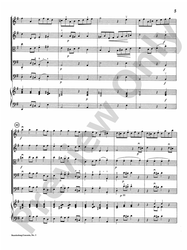 Brandenburg Concerto No. 3