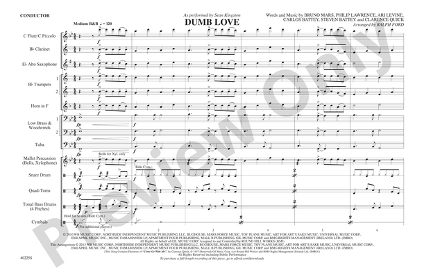 Dumb Love: Score