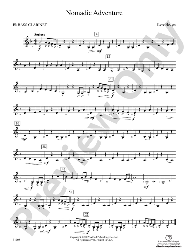 Nomadic Adventure: B-flat Bass Clarinet