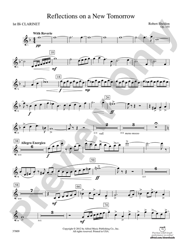 Reflections Lead Sheet BB