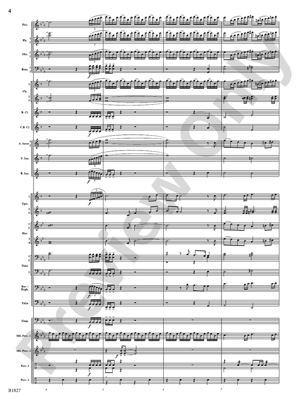 Pride of the Clipper Score Brian Balmages Digital Sheet Music Download