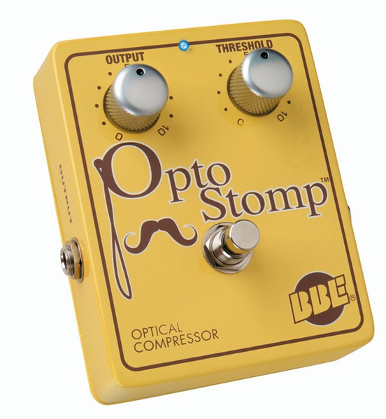 BBE Opto Stomp Optical Compressor Guitar Effects Pedal