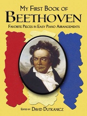A First Book of Beethoven: For The Beginning Pianist with Downloadable MP3s