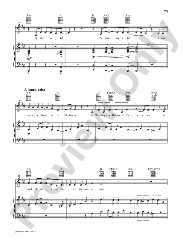¡Paciencia Y Fe! (Music from the Original Motion Picture Soundtrack, In The Heights)