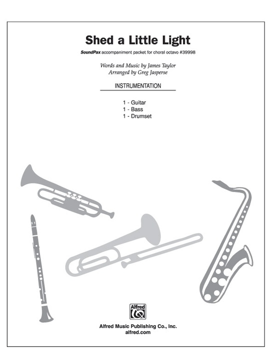 shed a little light: choral octavo soundpax: james taylor