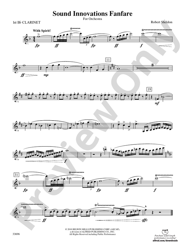 Sound Innovations Fanfare 1st Bflat 1st Bflat