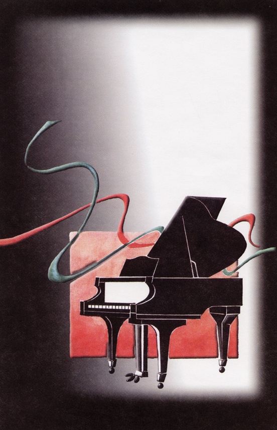 Schaum Recital Programs (Blank) #18: Piano with Ribbons