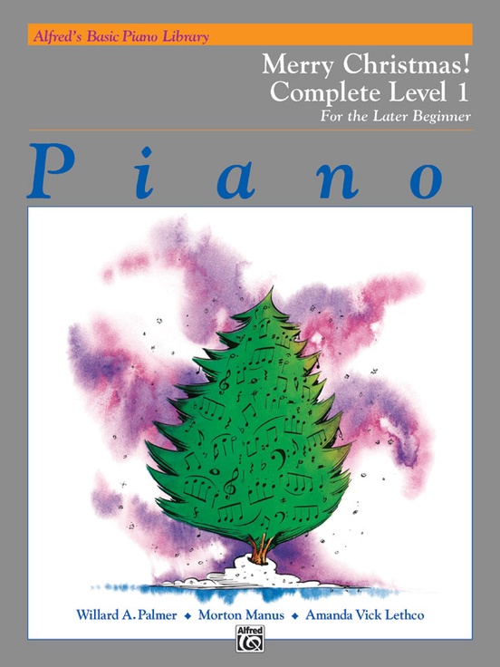 Alfred's Basic Piano Library: Merry Christmas! Complete Book 1 (1A/1B)