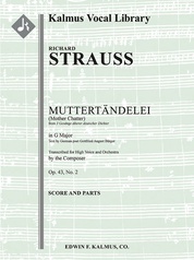 Der Rosenkavalier, Op. 59: Concert Suite: Conductor Score