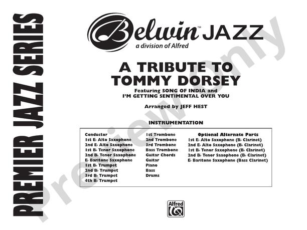 A Tribute to Tommy Dorsey: Score