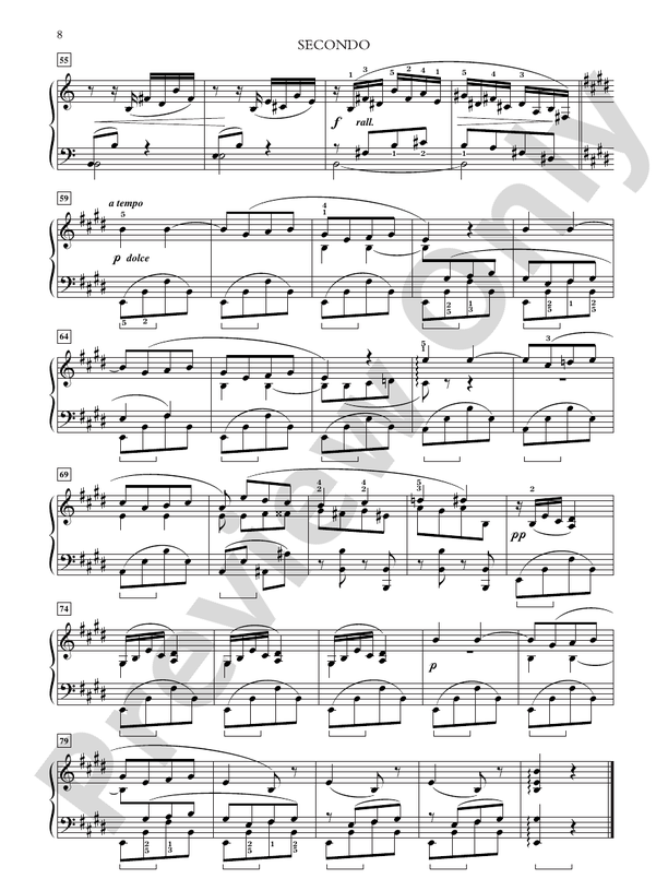 Fauré: Dolly Suite, Opus 56 - Piano Duet (1 Piano, 4 Hands)