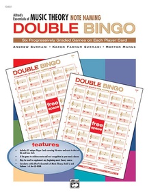 Alfred's Essentials of Music Theory: Double Bingo Game -- Note Naming