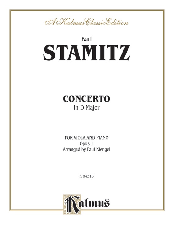Concerto in D Major, Opus 1