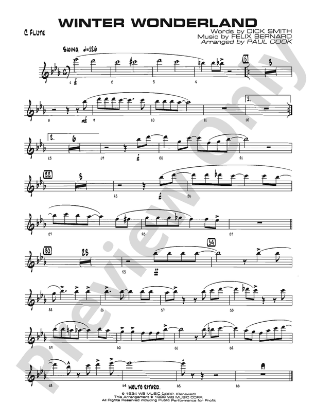 Winter Wonderland: Flute