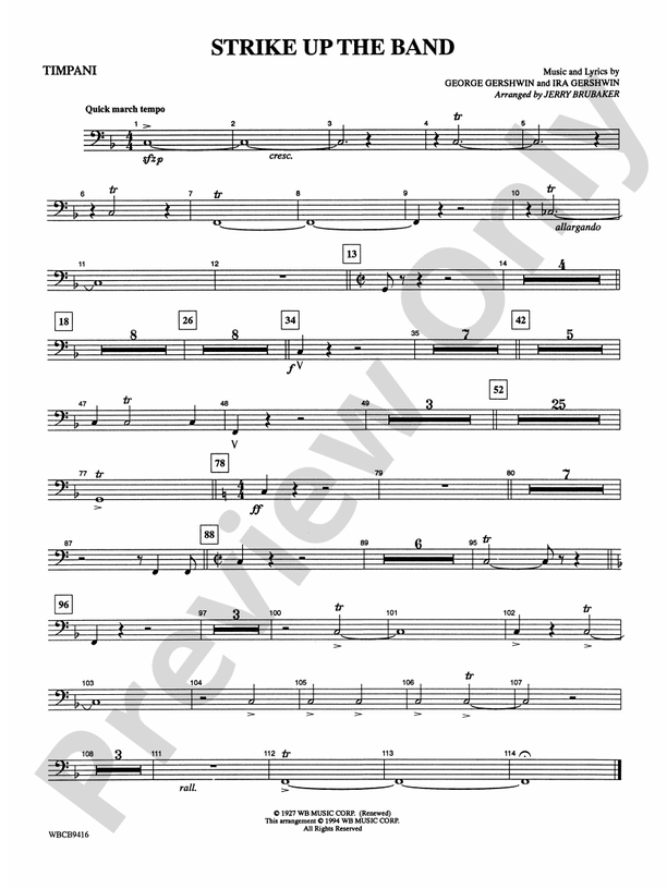 Strike Up the Band: Timpani