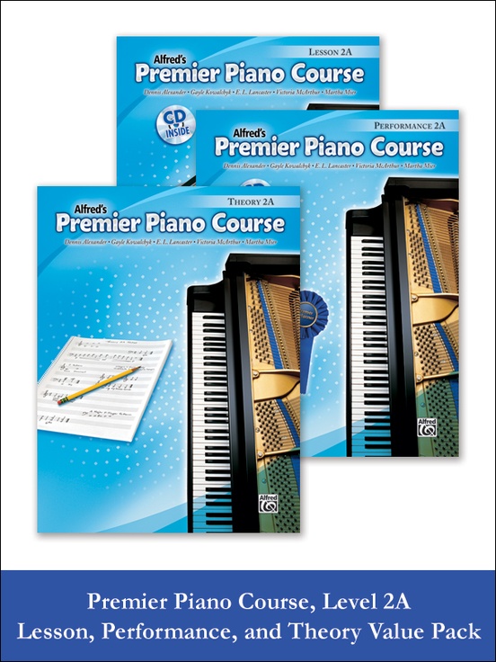 Premier Piano Course, Lesson, Theory & Performance 2A 2012 (Value Pack)