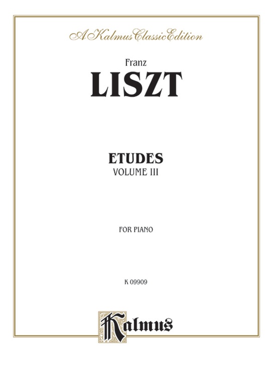 Liszt: Etudes (Volume III)