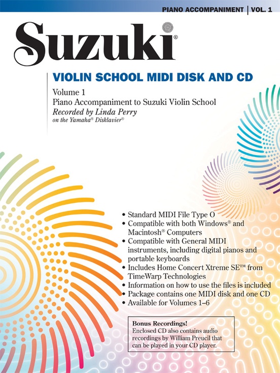 Suzuki Violin School, Volume 1: Violin General MIDI Disk