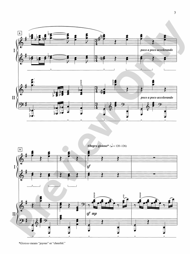 Concertante in G Major: In Three Movements for Solo Piano with Piano Accompaniment - Piano Duo (2 Pianos, 4 Hands)