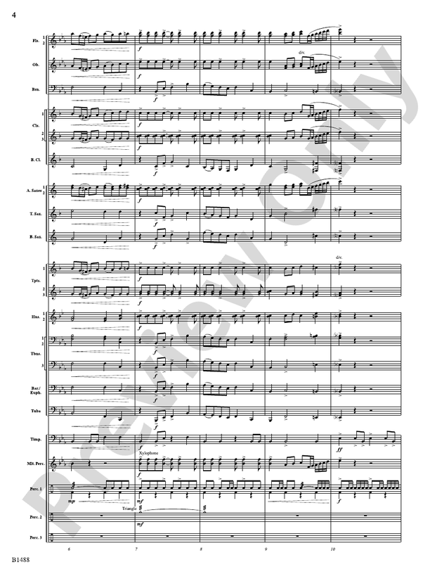 Spring River Fantasy Score William Owens Digital Sheet Music Download