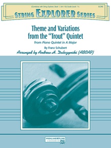 Theme and Variations from the "Trout" Quintet: Score