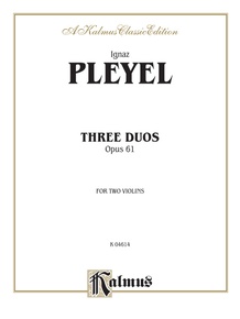 Pleyel: Three Duos, Op. 61
