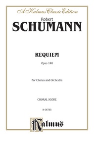 Requiem, Opus 148: SATB with SATB Soli Choral Book: Robert ...