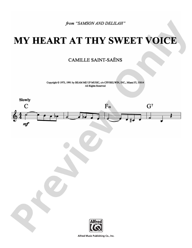 My Heart at Thy Sweet Voice (from 