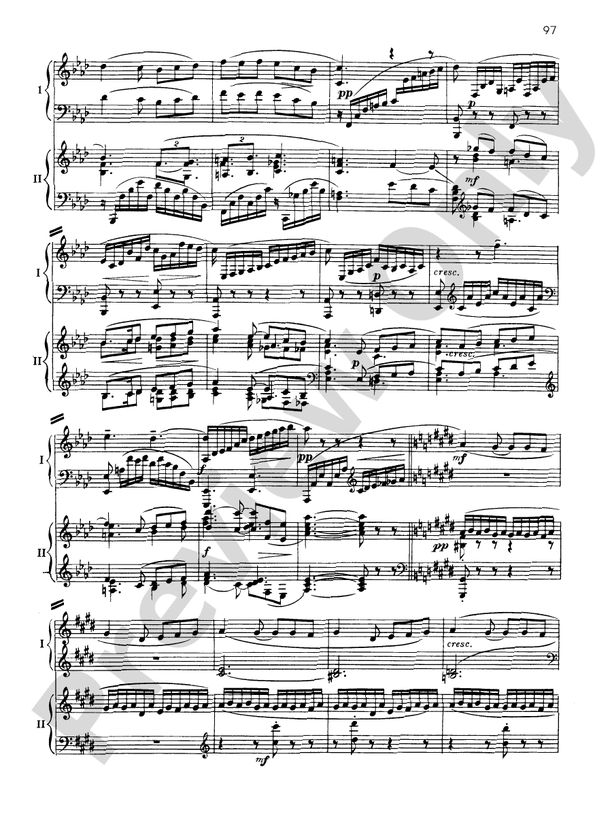 Suite No. 2, Opus 17 - III. Romance - Piano Duo (2 Pianos, 4 Hands)