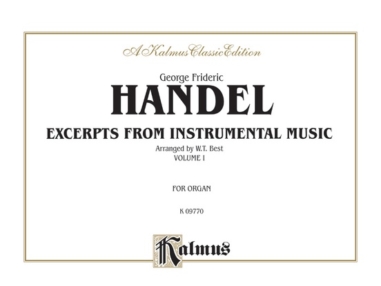 Excerpts from Instrumental Music, Volume I