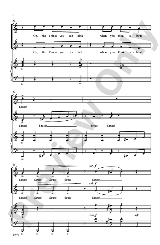 Seussical the Musical: A Choral Medley