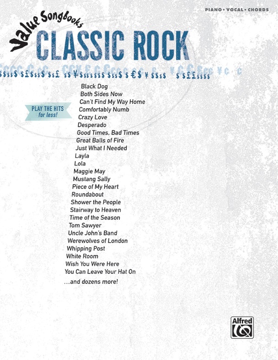 Value Songbooks: Classic Rock