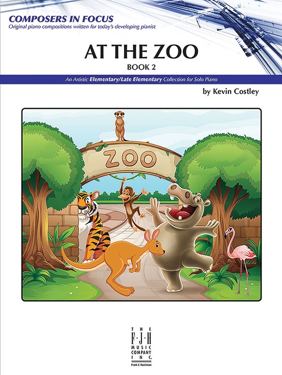At the Zoo, Book 2 Piano Book Kevin Costley Sheet Music