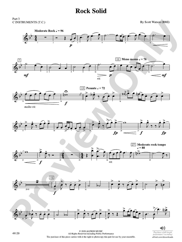 Rock Solid: Part 3 - C Instruments (T.C.)