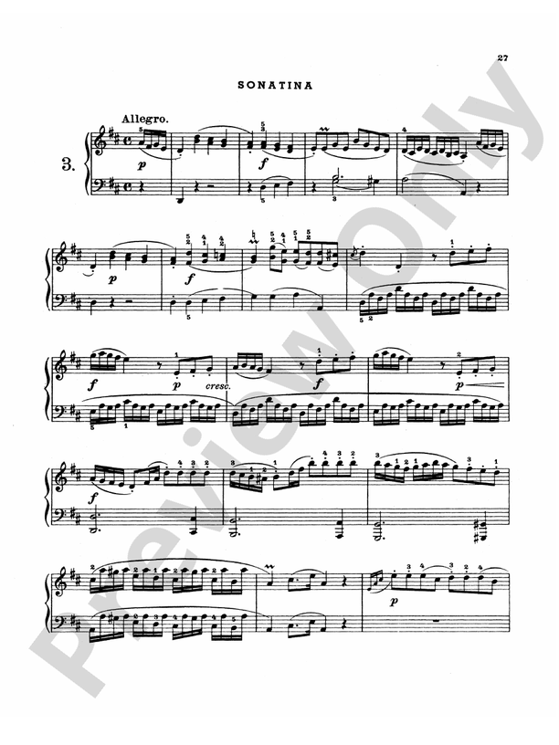 Beethoven: Sonata No. 3 in D Major
