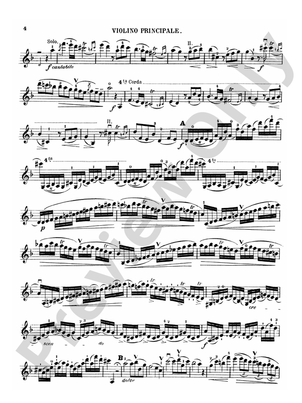 Statistikker sprede nødsituation Spohr: Concerto No. 2 in D Minor, Op. 2: Concerto No. 2 in D Minor, Op. 2 ( Violin) Part - Digital Sheet Music Download