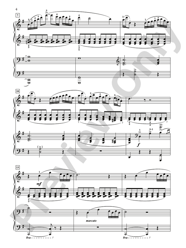 Chaminade: Le matin and Le soir (Morning and Evening), Opus 79 - Piano Duo (2 Pianos, 4 Hands)