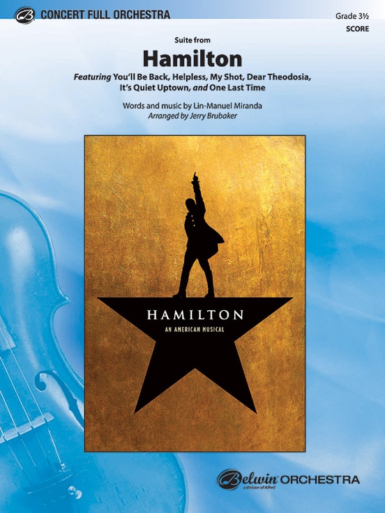 Hamilton vocal selections book hot sale