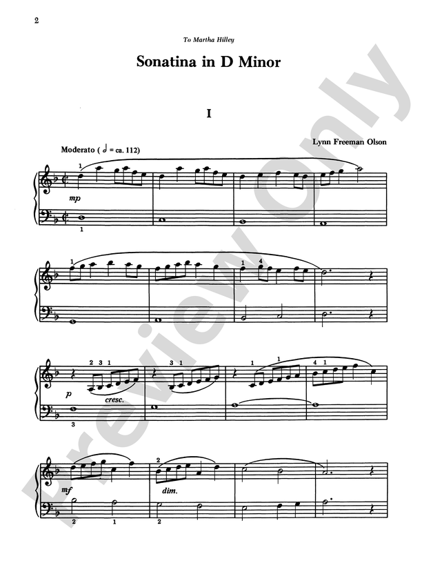 Four Sonatinas in Varying Styles: Original Works at the Intermediate Level