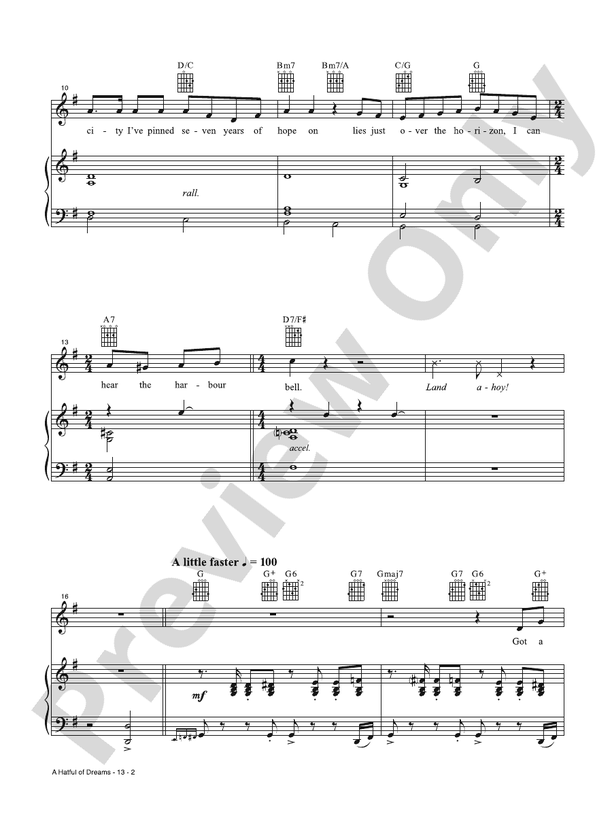 A Hatful of Dreams (from Wonka): Piano: Neil Hannon - Digital Sheet ...