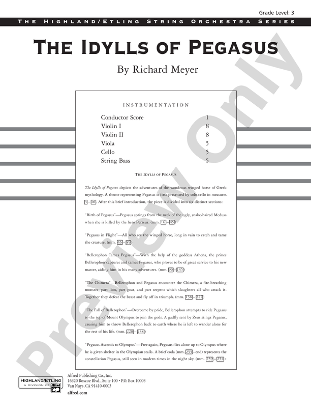 The Idylls of Pegasus