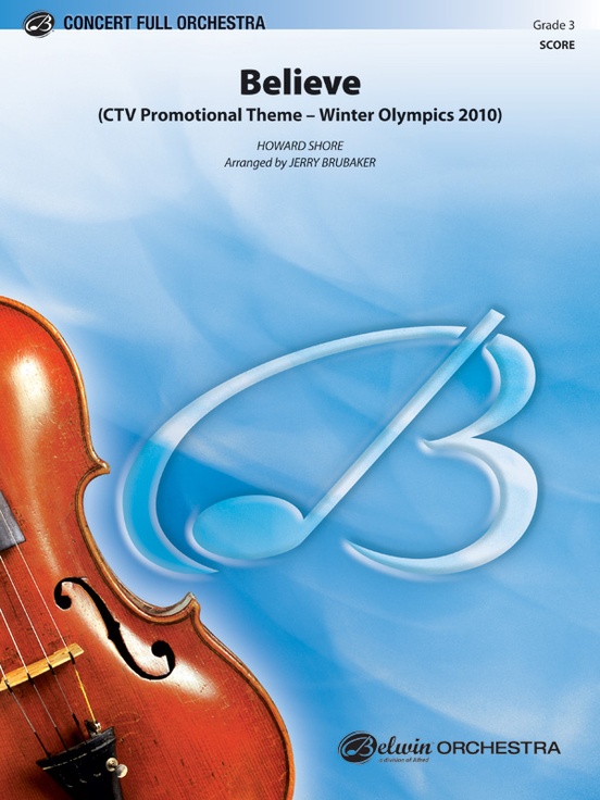 Believe (Winter Olympics 2010): 2nd B-flat Clarinet