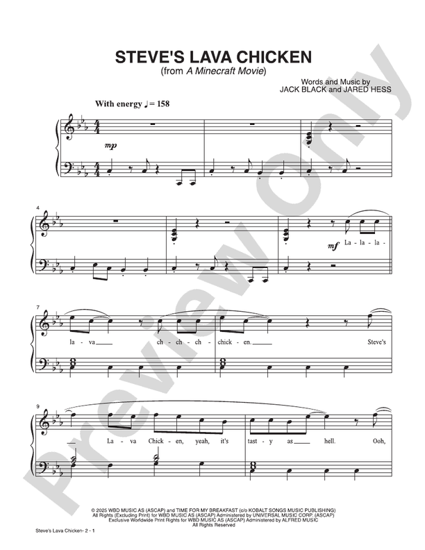 Steve's Lava Chicken (from A Minecraft Movie)