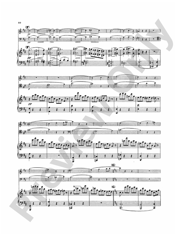 Schubert Trio No. 2 in E flat Major, Op. 100 Trio No. 2 in E flat