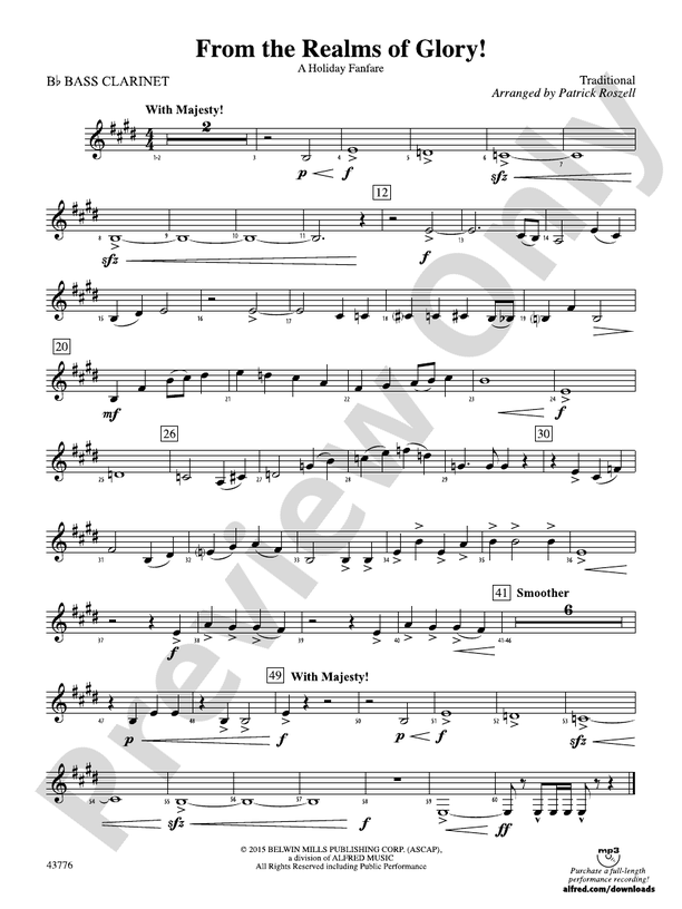 From the Realms of Glory! Bflat Bass Bflat Bass