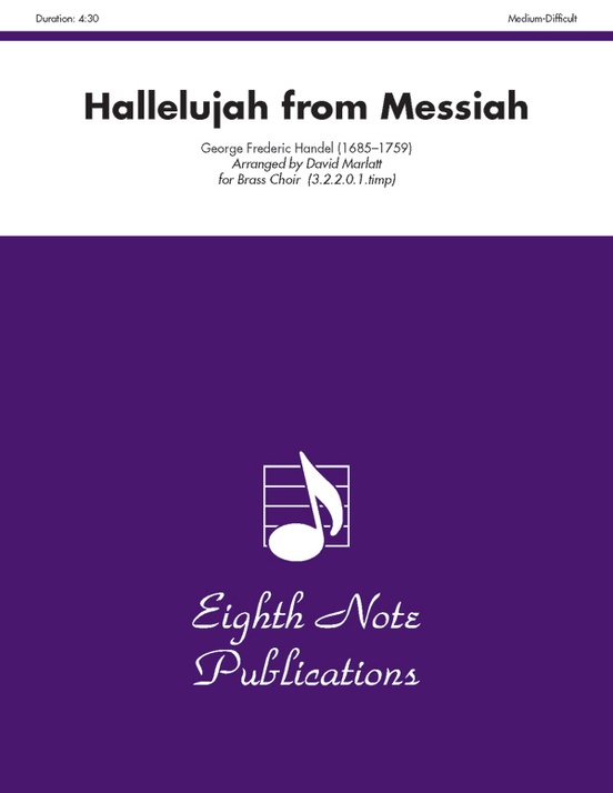 Hallelujah (from Messiah): Brass Choir Score & Parts: George Frederic ...