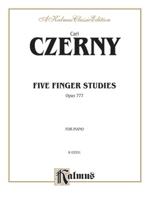 Czerny: Five Finger Studies, Op. 777