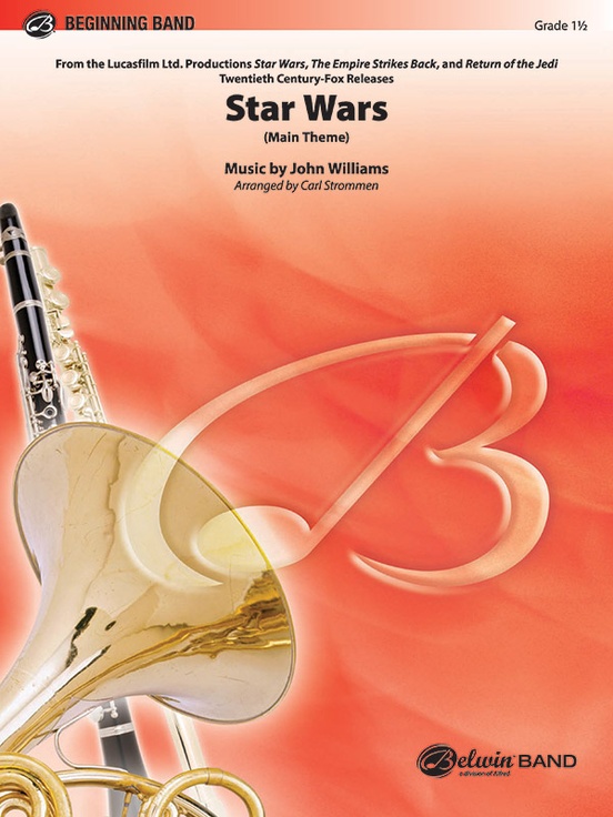 Star Wars® Main Theme: E-flat Baritone Saxophone