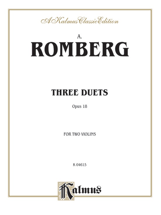 Three Duets, Opus 18